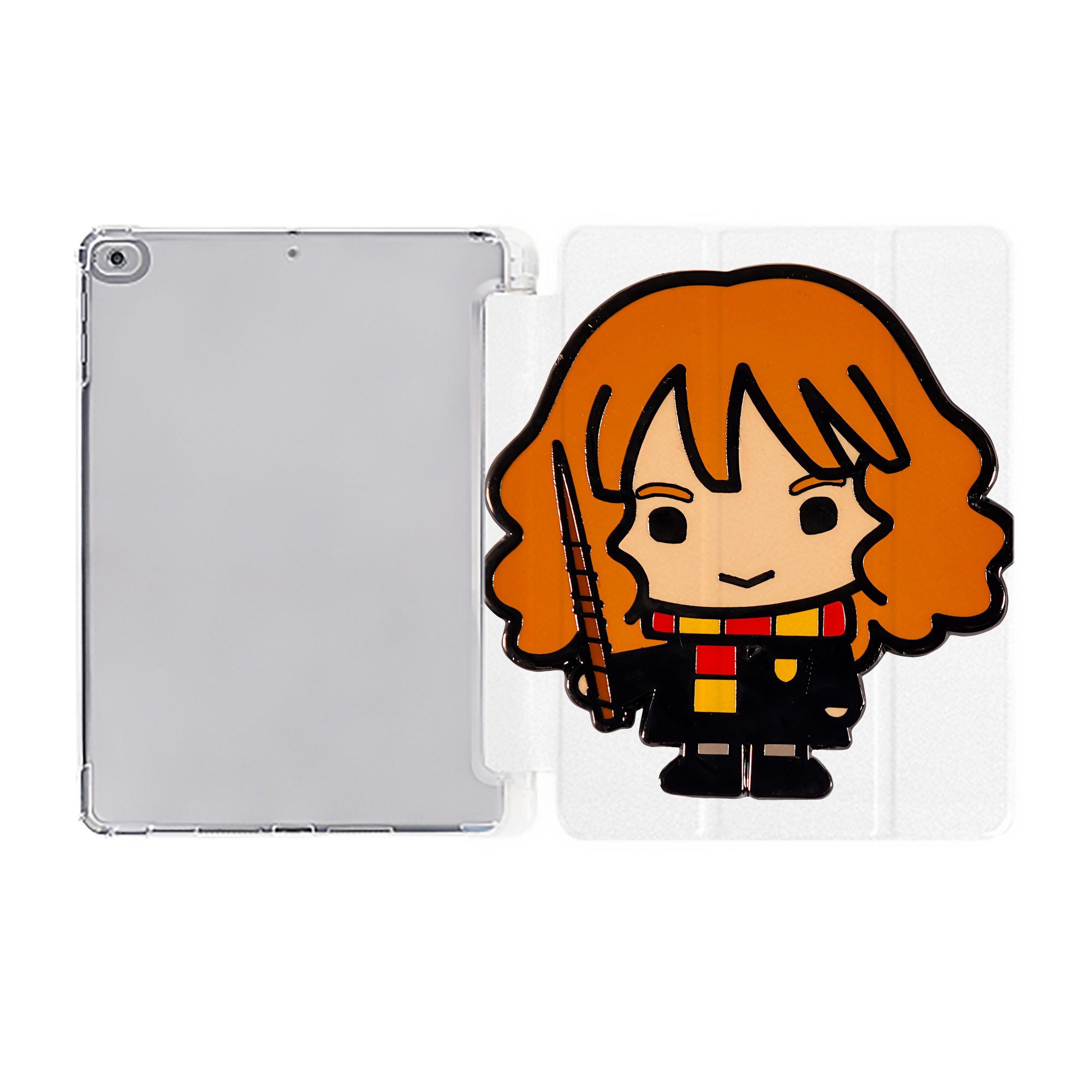 （画像用） Harry Potter ハリー・ポッターシリーズ IPad ケース ペン収納付き 三つ折りスタンド PUレザー×シリコン 対応機種9.5/10.5/10.9インチ